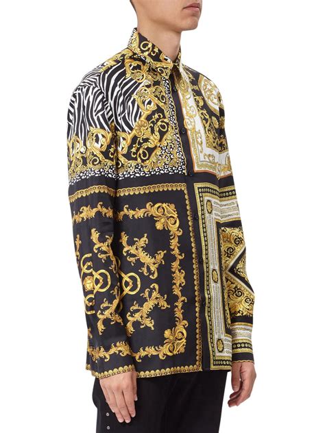 versace ebay t shirt|Versace silk shirts for cheap.